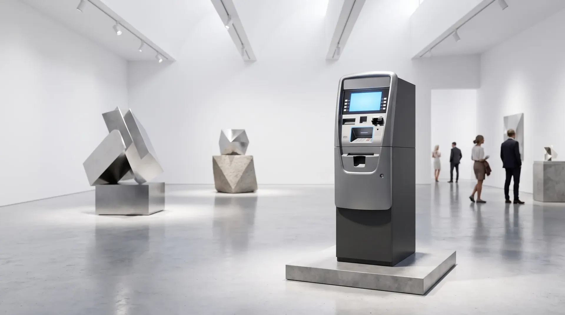 Art galleries ATM placement environment